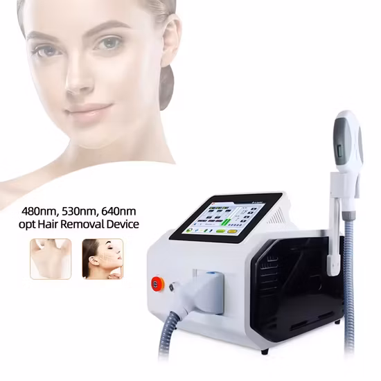 Máquina portátil barata de rejuvenecimiento de la piel para depilación IPL fría con hielo